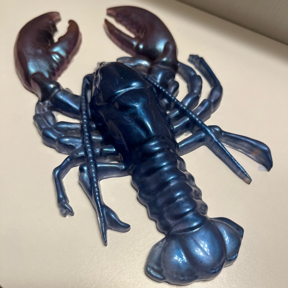 Handmade Resin Lobster 7.5”x 4.4”